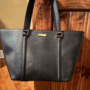 Kate Spade Black Shoulder Bag with Structured Design